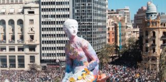 Street Artist Duo Created Gigantic Painted Sculpture for Valencia’s Fallas Festival