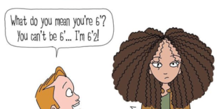 Illustrator Shares the Struggles of Being a Tall and Curly Haired Girl