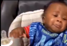 Heartwarming: Baby Gets Upset That His Father Cut Off his Dreads