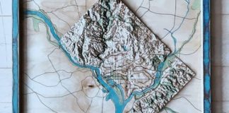 Artist Creates 3D Wooden Maps That Show the Beauty of Our Planet