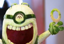 Italian Artist Creates Amazing Pop-Culture-Inspired Fruit Carvings