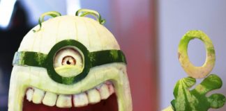 Italian Artist Creates Amazing Pop-Culture-Inspired Fruit Carvings
