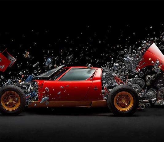 Swiss Artist Disassembles $2 Million Worth Lamborgini into Thousand Pieces