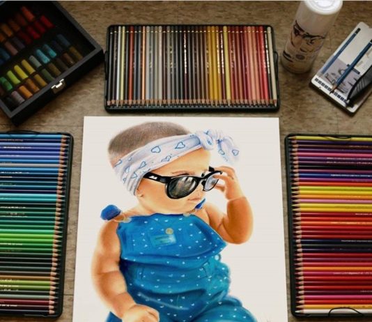 Artist Makes Beautiful Hand-Drawn Portraits of Toddlers