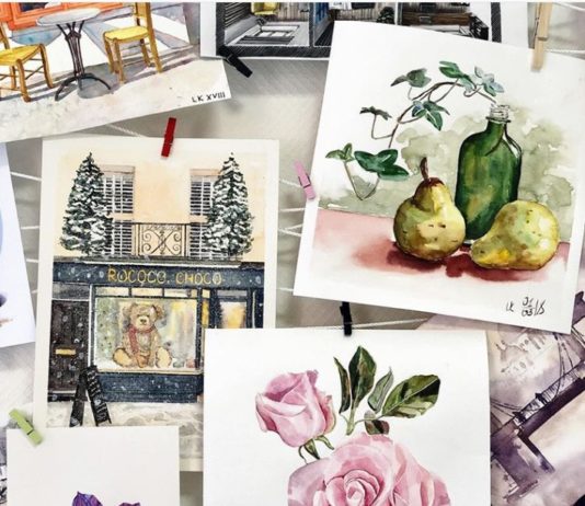 Pregnant Artist Discovered Passion For Watercolor Paintings