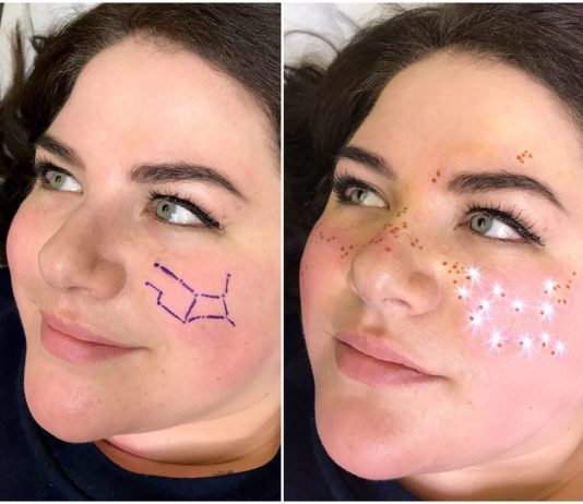 Would You Dare to Rock These Astro Freckles Tattoos?