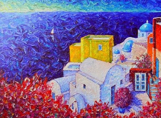 Artist Creates Breathtaking Impasto Paintings