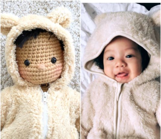 Mom of 6 Makes Unique Handmade Look-Alike Crochet Dolls