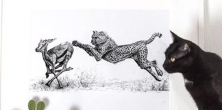 These Incredible Animal Illustrations Are Made Of Dots