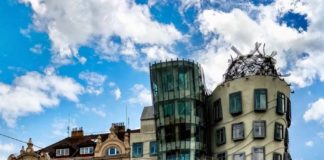 The Famous Dancing House of Prague by Frank Gehry