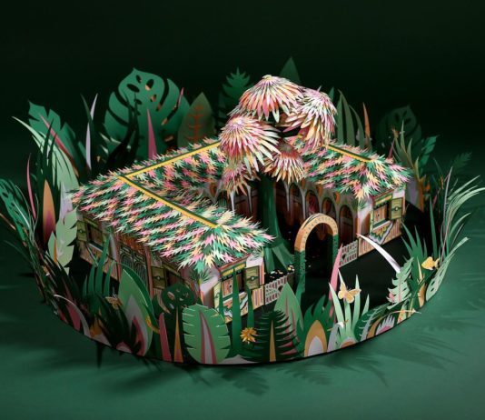 Scenes from Award-Winning Literature Recreated Using Paper