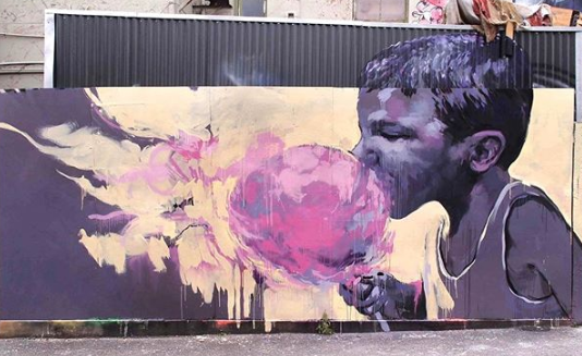 Street Artist Explores Body Movement