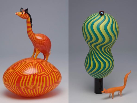 Claire Kelly Makes Adorable Animal Glass Sculptures