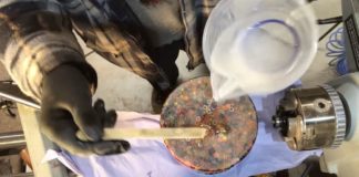 Nick Zammeti Makes a Huge Pencil Using Colored Pencils