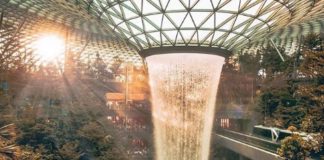 Check Out This Amazing Indoor Waterfall