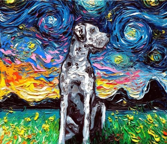 Aja Trier Comes Back With the Adorable Starry Night Dog Series