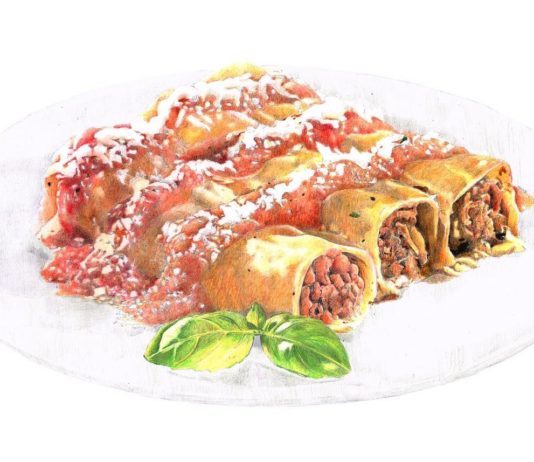 Cool Illustrations of Italian Food