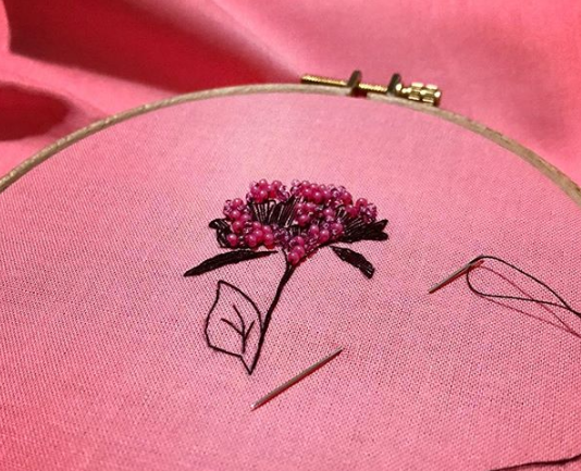 Artist Creates Minimalist Embroideries