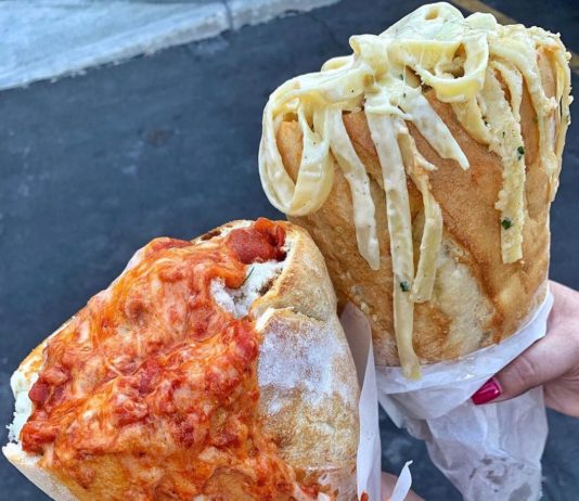 This Las Vegas Restaurant Makes Pasta-Stuffed Sandwiches