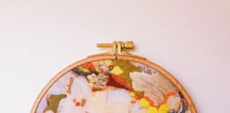 Artist Creates Marine-Inspired Embroidery