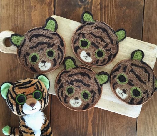 Slices Of Bread With Adorable Illustrations