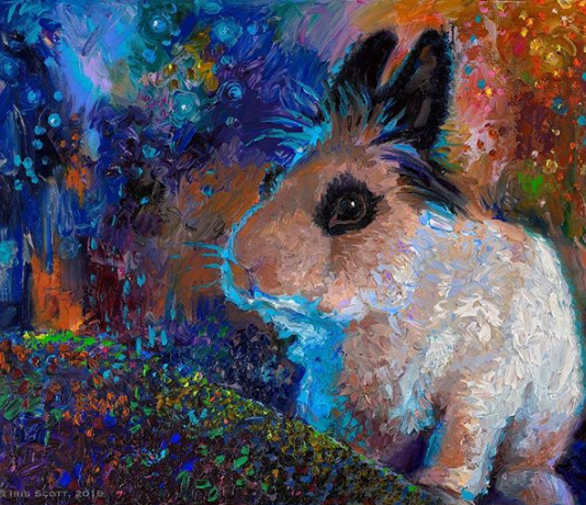 Iris Scott Makes Fascinating Finger Paintings