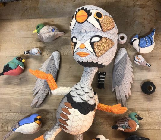 These Human-Bird Hybrid Ceramic Sculptures Are Really Impressive