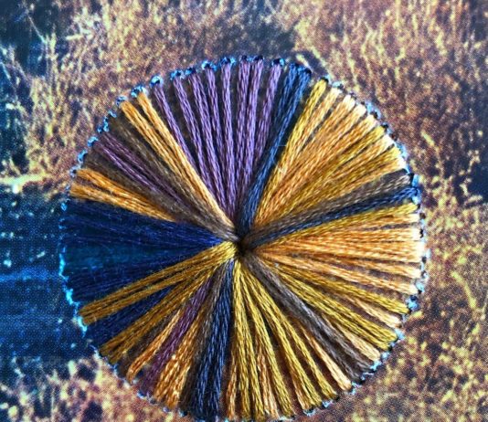 Artist Combines Vintage Photos and Embroidery Thread to Create Unique Collages