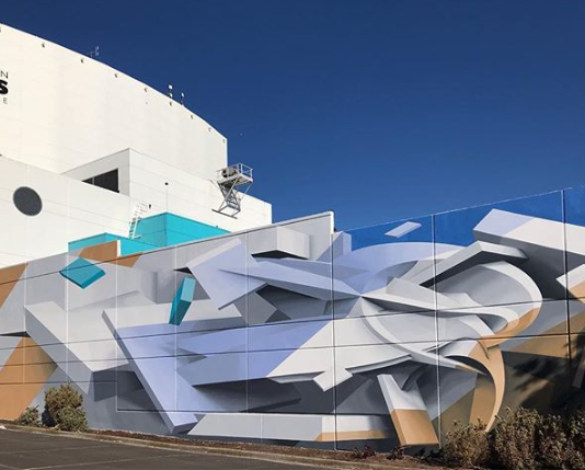 Artist Creates Murals with Mind-Bending Optical Illusions