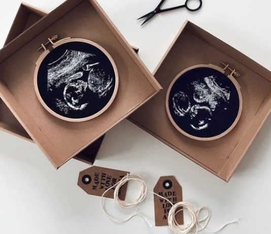 This Artist Announced Her Pregnancy Through Embroidery