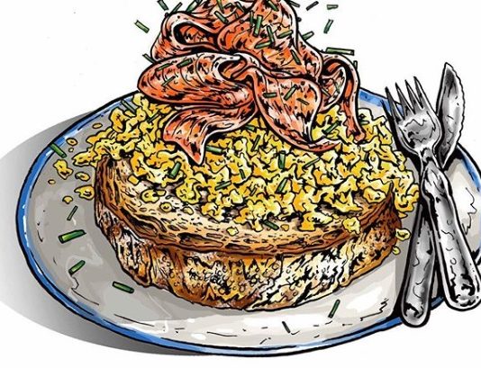 Tom Hovey’s Food Illustrations Are Simply Scrumptious