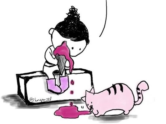 Comic About a Girl Who Says The Funniest Things in the World