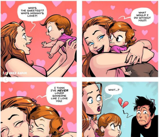 Dad Shares Hilarious Comic Strips About His Family