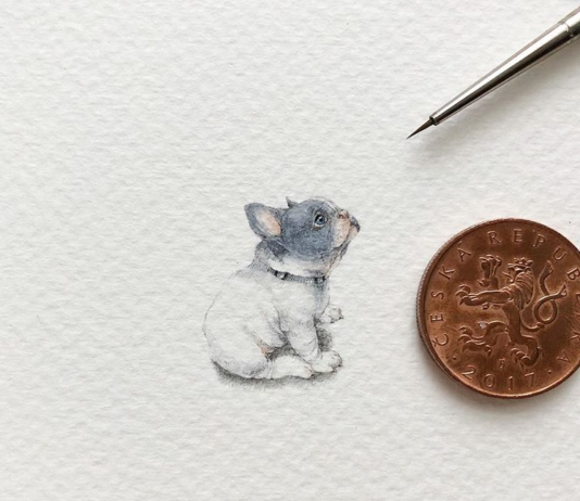 Russian Artist Paints Miniature Paintings That Are Smaller Than a Coin