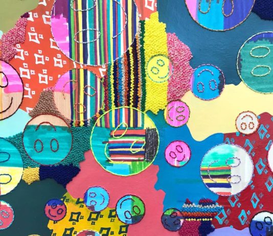 Why Not Add Some Hand-Embroidered Smiley Faces to Your Feed?