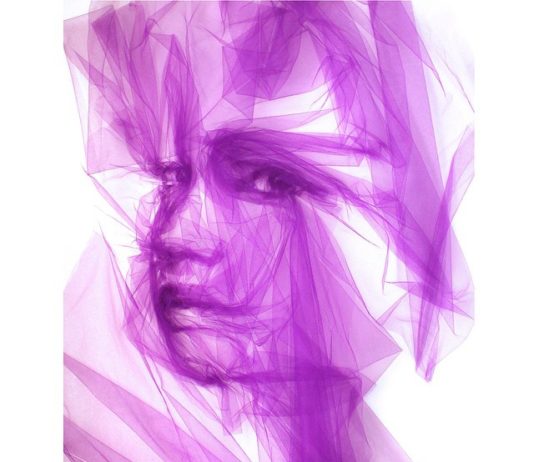 Designer Creates Brilliant Portraits Using Tulle Fabric