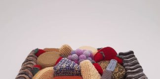 Man Replicates Household Items and Elaborate Meals in Crochet