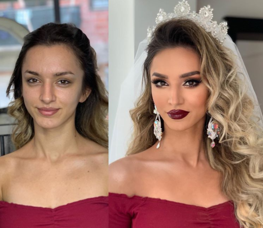 Makeup Artist Shows Before And After Looks Of Brides-To-Be