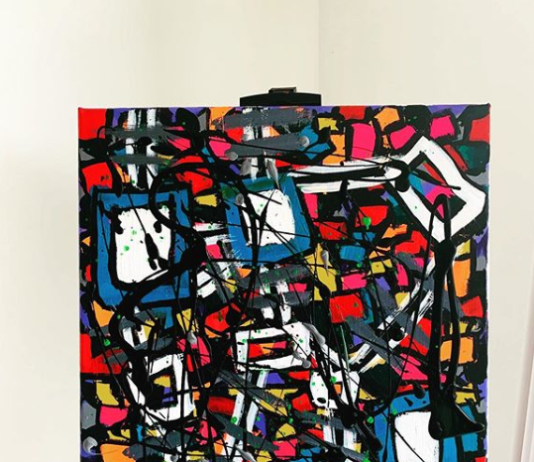 History Teacher Creates Remarkable Abstract Art