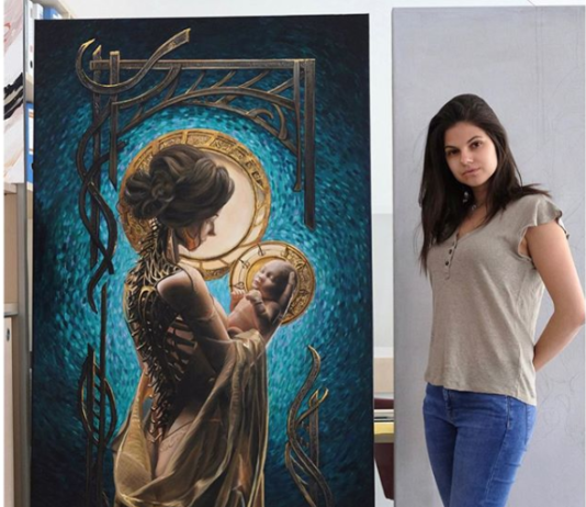 Young Artist Creates a Series of Paintings to Represent Her Feelings
