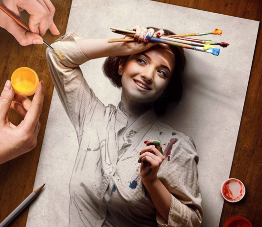Artist Creates Digital Art That Jumps Out of Paper