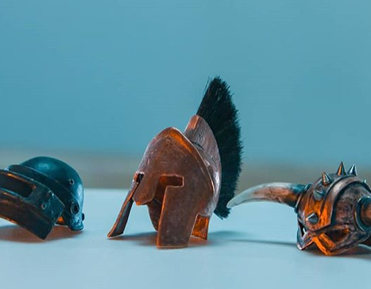 Hungarian Artist Makes Miniature Copper Helmets