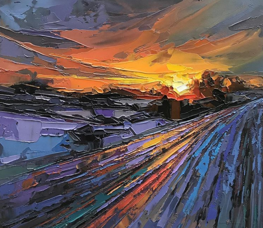 Gifted Artist Creates Abstract Landscapes