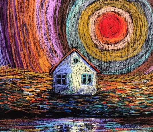 Vibrant Landscapes and Swirling Skies Painted by James R. Eads