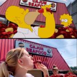 Two Friends Recreated Funny Scenes From “The Simpsons”