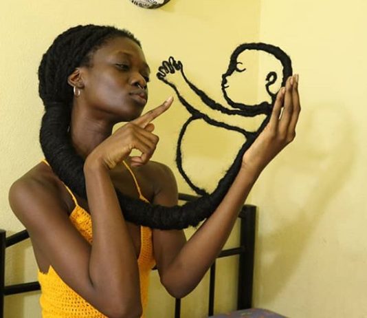 Artist Makes Sculptures Out Of Her Hair