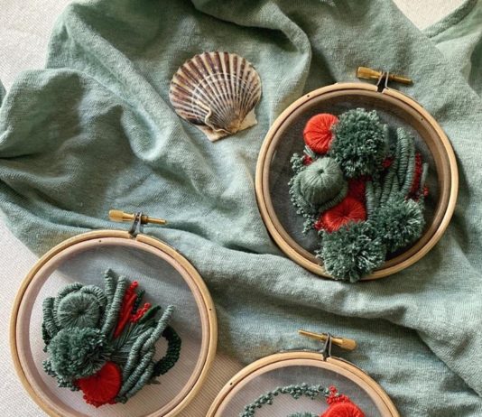 Check Out This Beautiful Ocean Inspired Embroidery