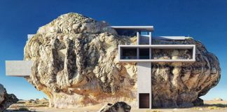 House Built Into A Rock? Why Not!