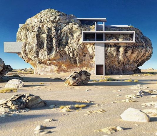 House Built Into A Rock? Why Not!