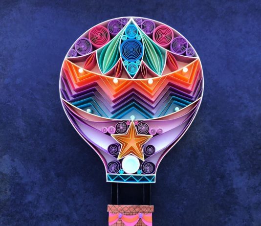 Colorful Paper Sculptures by Sena Runa
